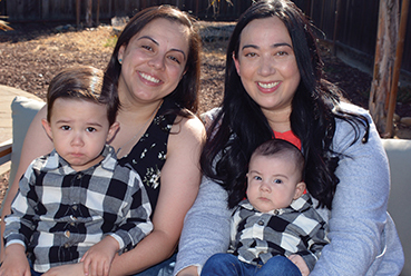 Renee Peng and family, Working Mother 100 Best Companies 2020