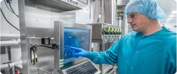 Zoetis colleague in manufacturing facility - Zoetis